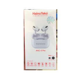 Haino Teko Germany Anc 3 Pro Wireless Air Pods With Free Cover & Wireless Charger