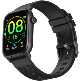 Lazor Core Smart Watch Touch Screen Multiple watch face Daily Activity Tracking with Health Tracker, Black, 1.69"