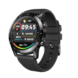 Lazor C1 SmartWatch SW31 1.28 inch Full Touch Screen with Bluetooth Health Tracker - Black