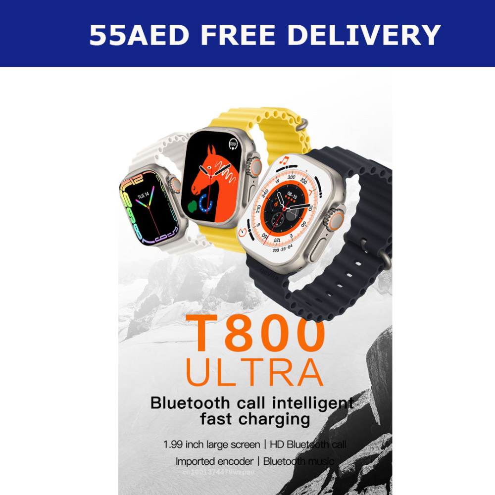 Watch T800 Ultra Series Smartwatch Supports Bluetooth Call Heart Rate Meter