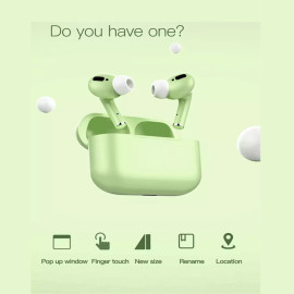 4 IN 1 OFFER TWS Earbuds 1:1 Size Bluetooth Headset AirPods 3 Wireless Earphone For Iphone and Androd - FREE MP3 Player+Mobile Grip + Selfiestick