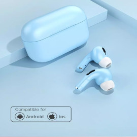 4 IN 1 OFFER TWS Earbuds 1:1 Size Bluetooth Headset AirPods 3 Wireless Earphone For Iphone and Androd - FREE MP3 Player+Mobile Grip + Selfiestick