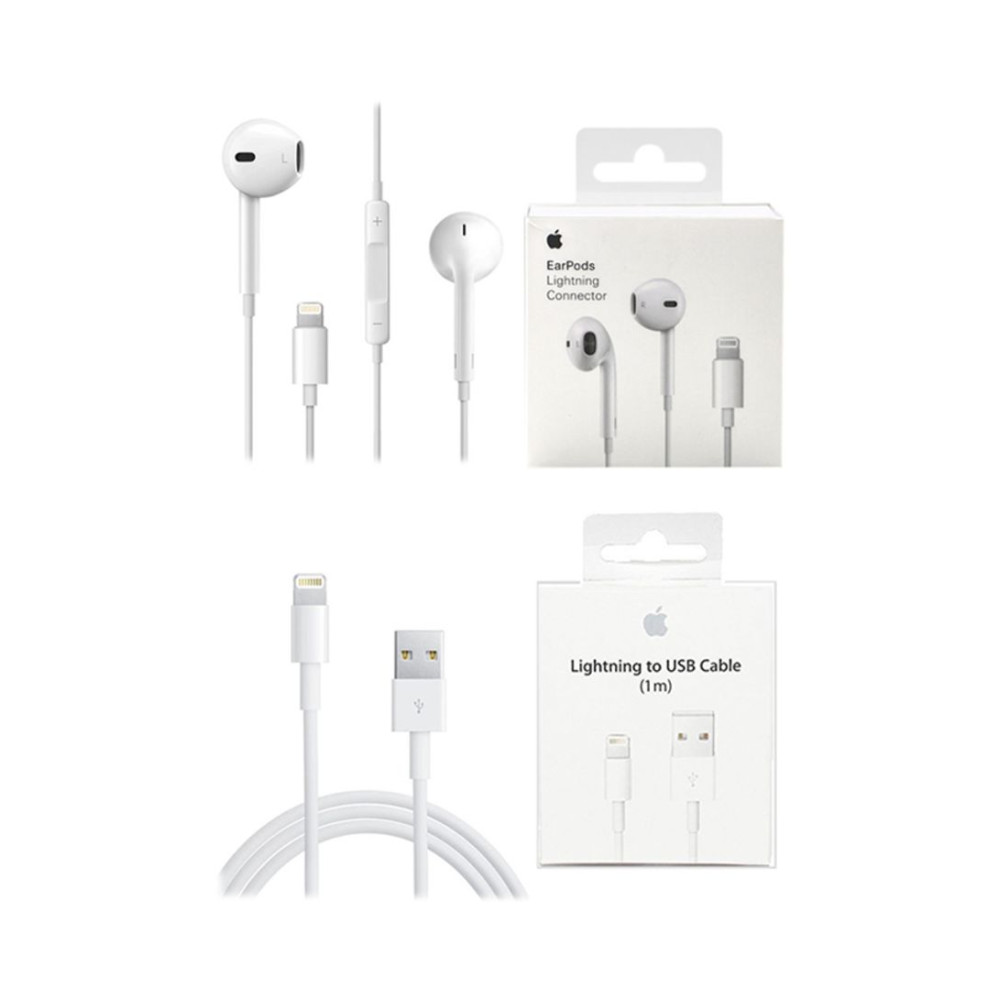 Apple 2-In-1 Handsfree With Lightning Cable For iPhone White