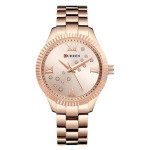 CURREN Women's Water Resistant Analog Watch WT-CU-9009- 26 mm