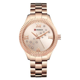 CURREN Women's Water Resistant Analog Watch WT-CU-9009- 26 mm