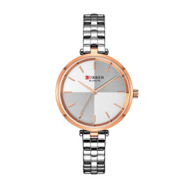 Curren Women's Waterproof Girl's Stainless Steel Band Quartz Watch 9043