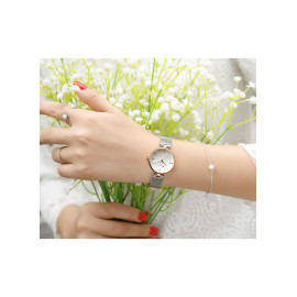 Curren Women's Waterproof Stainless Steel Mesh Band Quartz Watch 9038