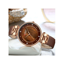 Curren Women's Leather Analog Watch J4028K-KM
