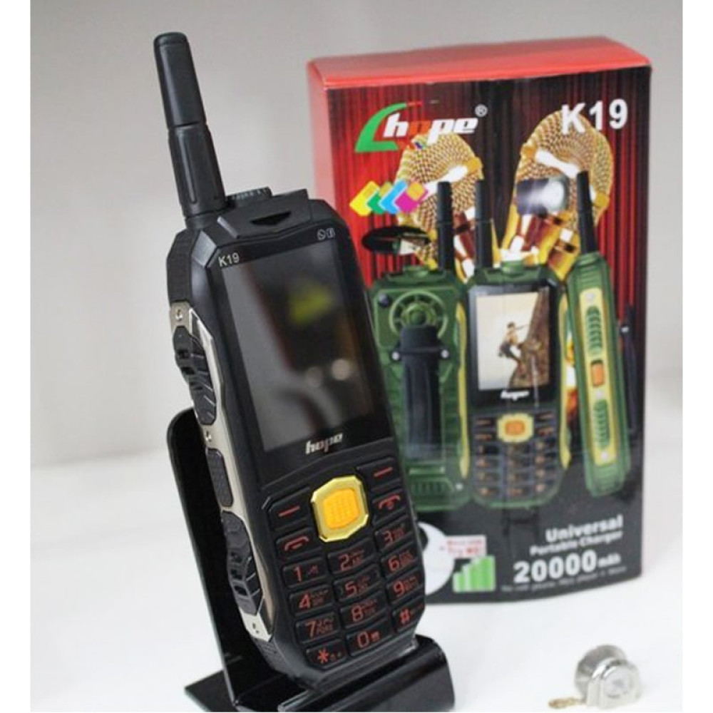 Hope K19 4 Sim Cards Phone Not Only 3 in 1 Mobile - 22000mAH With LED Light