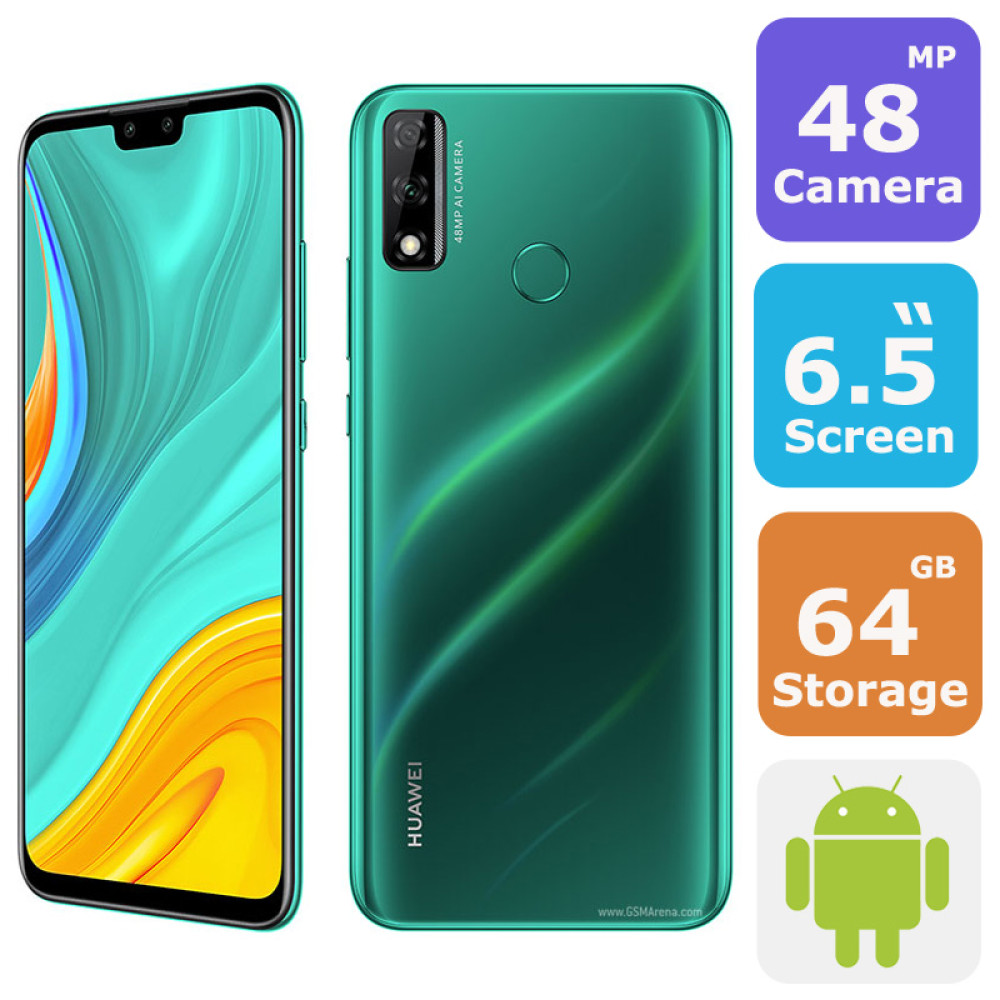Huawei Y8S Smartphone, 4 GB + 64 GB,48MP Camera