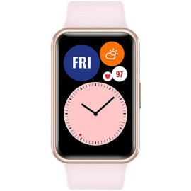 HUAWEI WATCH FIT Smartwatch with Slim Metal Body, 1.64” Vivid AMOLED Display, Quick-Workout Animations, 10 Days Battery Life, Oxygen Saturation Detection, Heart Rate Monitoring