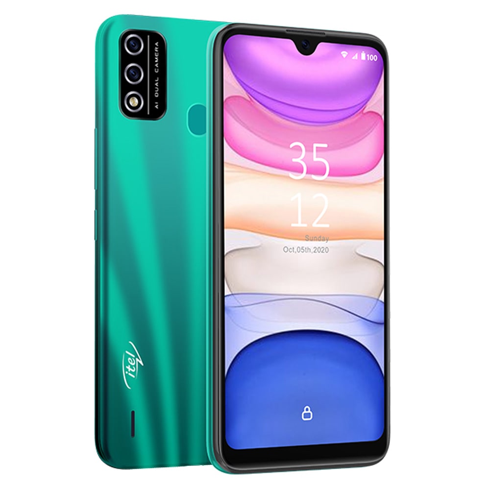 iTel A48 Dual Sim Smartphone (Android OS,6.1 Inch,32GB+2GB,4G+WiFi) + FREE P47 Wireless Bluetooth