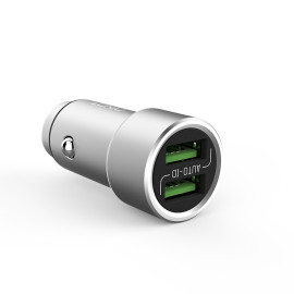 LDNIO C302 DUAL PORT USB CAR CHARGER 5A 3.6A SMART & QUICK MICRO USB CABLE