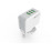 LDNIO A3303 3 USB 5V / 3.4A Quick Charge Universal USB Charger for iPhone 5/6/7 (White)