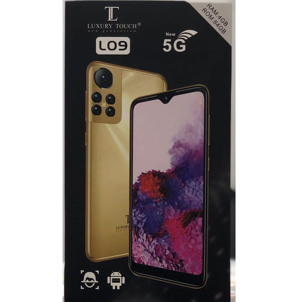 Luxury Touch L09 Dual Sim Smartphone(Android 10,0,6.26 Inch, 5G+WiFi,64GB+4GB)