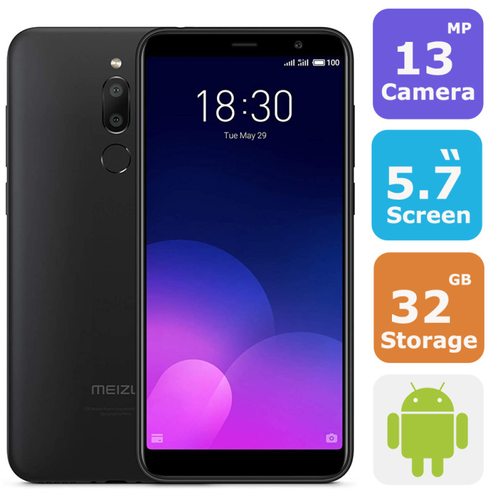 Meizu M6T Dual Sim Smartphone(Android OS,5.7 Inch, 4G+WiFi,32GB+3GB) 