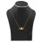 Milano 18K Gold Plated Lock Design Necklace, M44