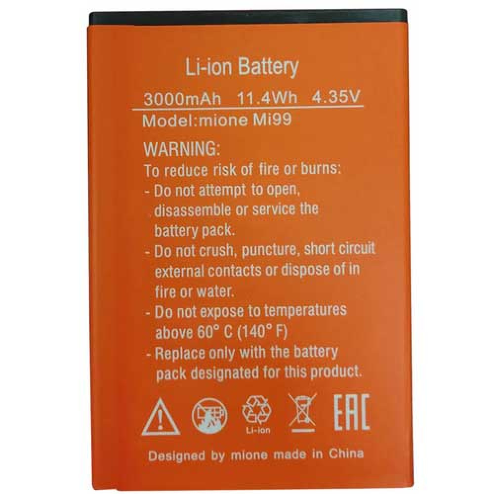 MiOne Mi99 Battery