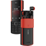 Nokia 5710 Xpress Audio Feature Phone with built-in wireless earbuds, 4G Connectivity, MP3 player, wireless FM radio, dedicated music keys and long-lasting battery (Dual SIM)