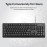 Promate EasyKey-1 Professional Ergonomic Wired Keyboard