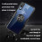 Compatible Cover Case for Samsung Galaxy M20 Case, Slim Transparent Shockproof Scratch Cover with finger Ring Holder, for Magnetic Car Mount