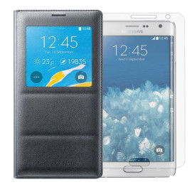 Flip Wallet Cover Case for Samsung Galaxy Note Edg..