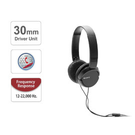 Sony MDR-ZX110AP On-Ear Stereo Headphones with Mic
