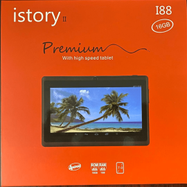 Tichips istory II I88 Wifi Tablet (Android 8.1,7 Inch,16GB,1GB,Wi-Fi) - Free 16GB Memory Card
