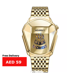 Hoursly 2021 Ladies Watch Locomotive Trend Watches Unique Design Waterproof Quartz Watch