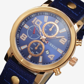 Curren 8199 Men Quartz Watch with Date Function