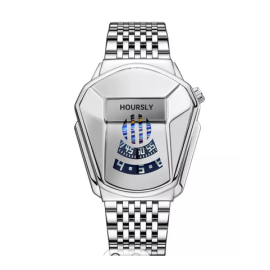 Hoursly 2021 Ladies Watch Locomotive Trend Watches Unique Design Waterproof Quartz Watch