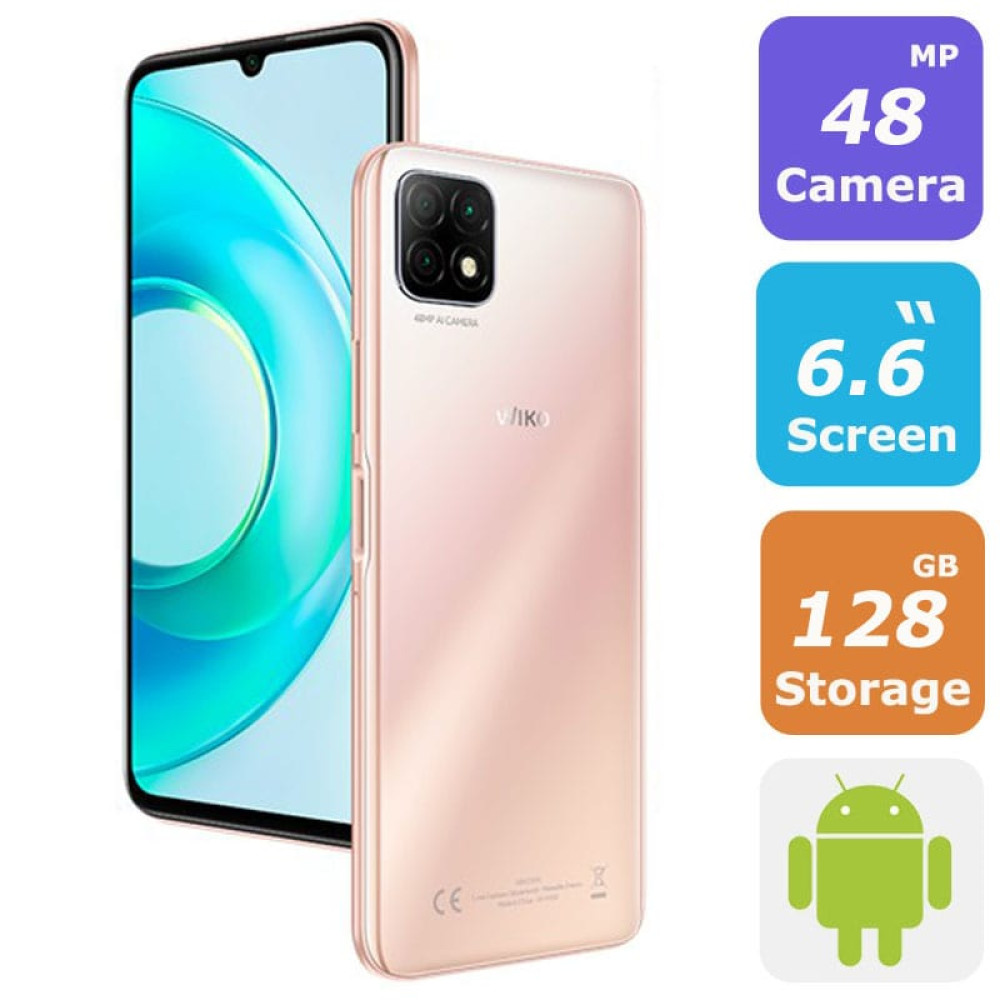 WIKO T3 Dual Sim Smartphone(Android OS,6.6 Inch, 4G+WiFi,128GB+4GB) 
