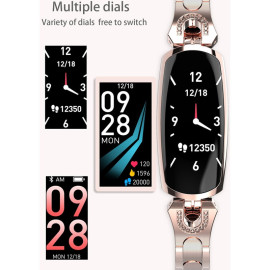 AK16 New Smart Watch Women IP67 Waterproof Heart Rate Monitor For Android & IOS Phone Fitness Bracelet Smartwatch Wristband