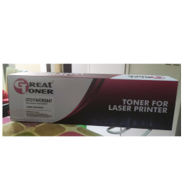 Great Toner 17A Black  LaserJet Toner Cartridge CF217A/CRG047