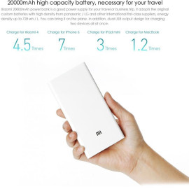 Xiaomi Power Bank 20000mAh 2C Dual USB Quick Charger